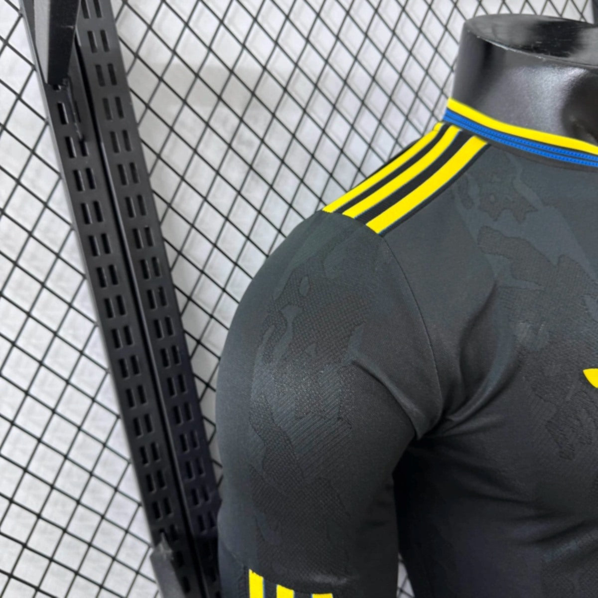 Camisola Manga Comprida M-United 2025-26 Alternativa Preta Versão Jogador