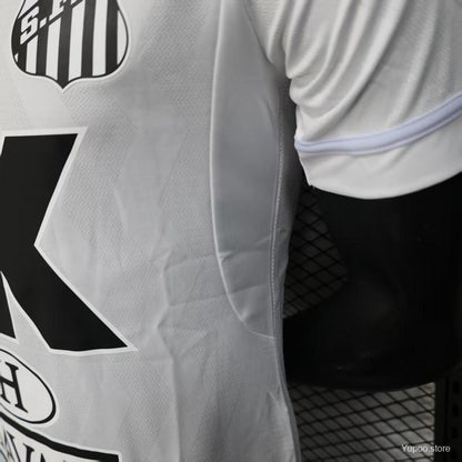 Camisola Santos FC 2025-26 Principal Versão Jogador Todos Patrocinadores