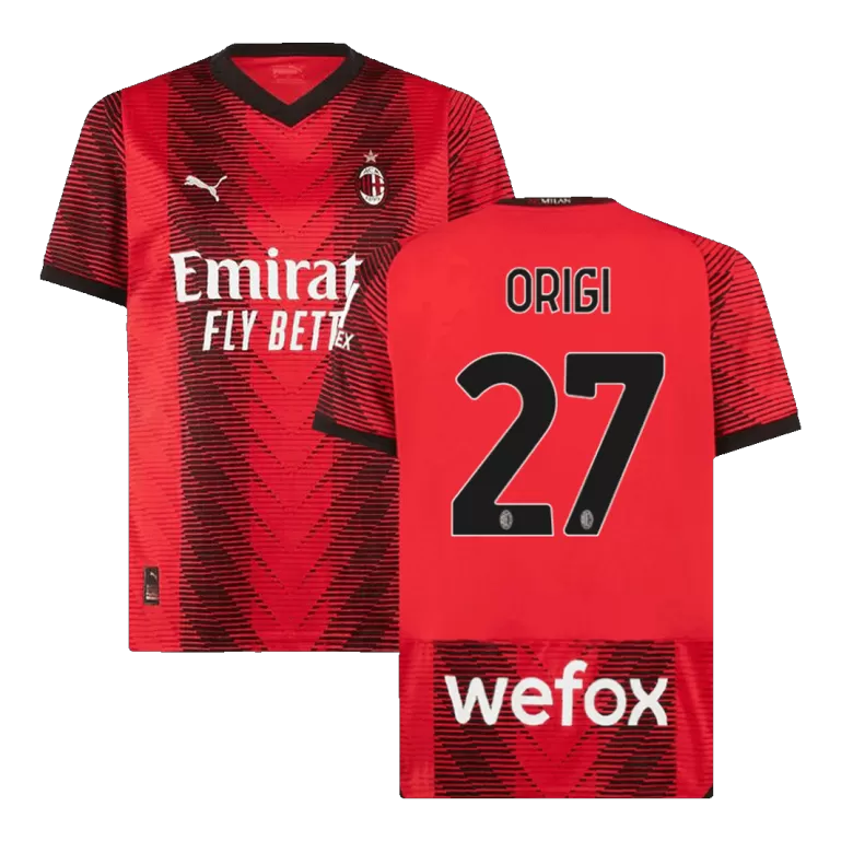 Camisola Ac Milan 2023-24 Principal ORIGI #27
