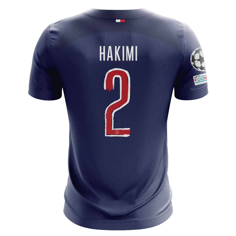 Camisola FC Paris Saint-Germain 2024-25 Principal UCL Versão Adepto HAKIMI #2