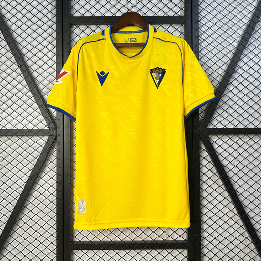 Camisola Cadiz CF 2025-26 Principal Versão Adepto