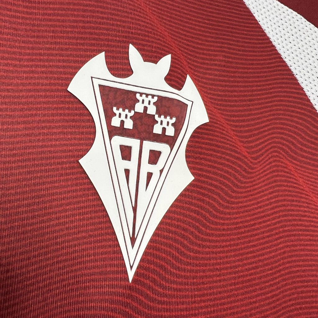 Camisola Atlético Albacete 2024-25 Alternativa Vermelha Versão Adepto