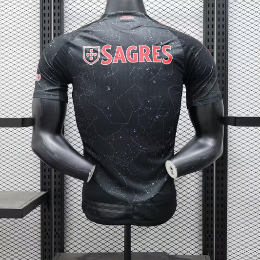 Camisola SLB 2024-25 Alternativa Preta Versão Jogador