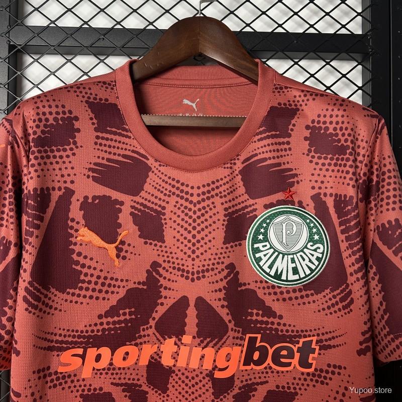 Camisola SE Palmeiras 2025-26 Guarda-Redes Versão Adepto