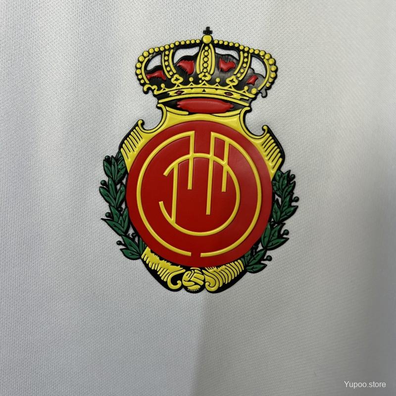 Camisola RCD Maiorca 2025-26 Alternativa Branca Versão Adepto