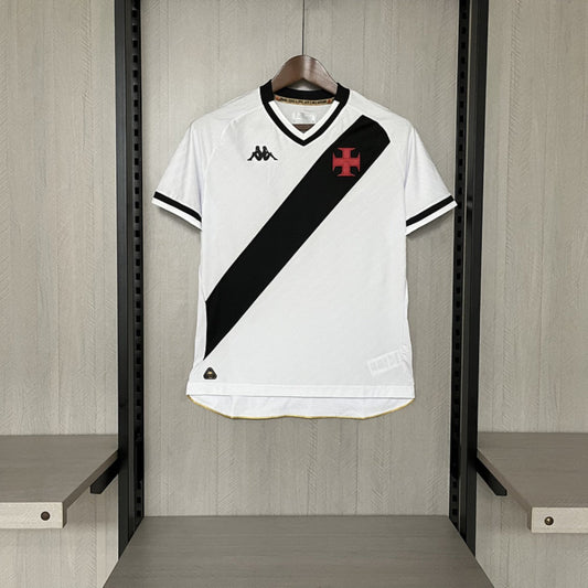 Camisola Vasco da Gama 2025-26 Alternativa Branca Lisa Versão Mulher
