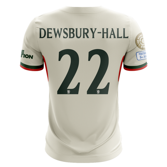 Camisola CHE 2025-26 Alternativa Branca CWC Versão Adepto DEWSBURY-HALL #22