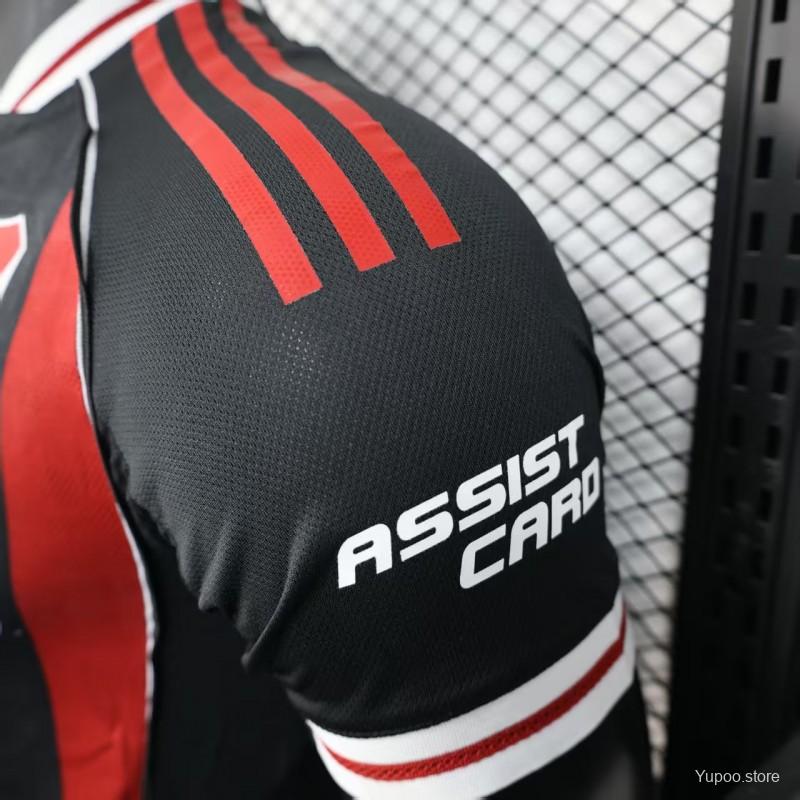 Camisola CA River Plate 2025-26 Alternativa Riscas CWC Versão Jogador