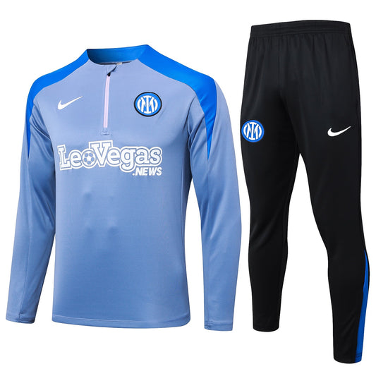 Fato de Treino Inter Milão 2024-25 - Camisola com Fecho