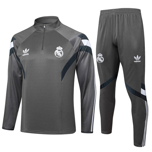Fato de Treino Real Madrid CF 2024-25 - Camisola com Fecho