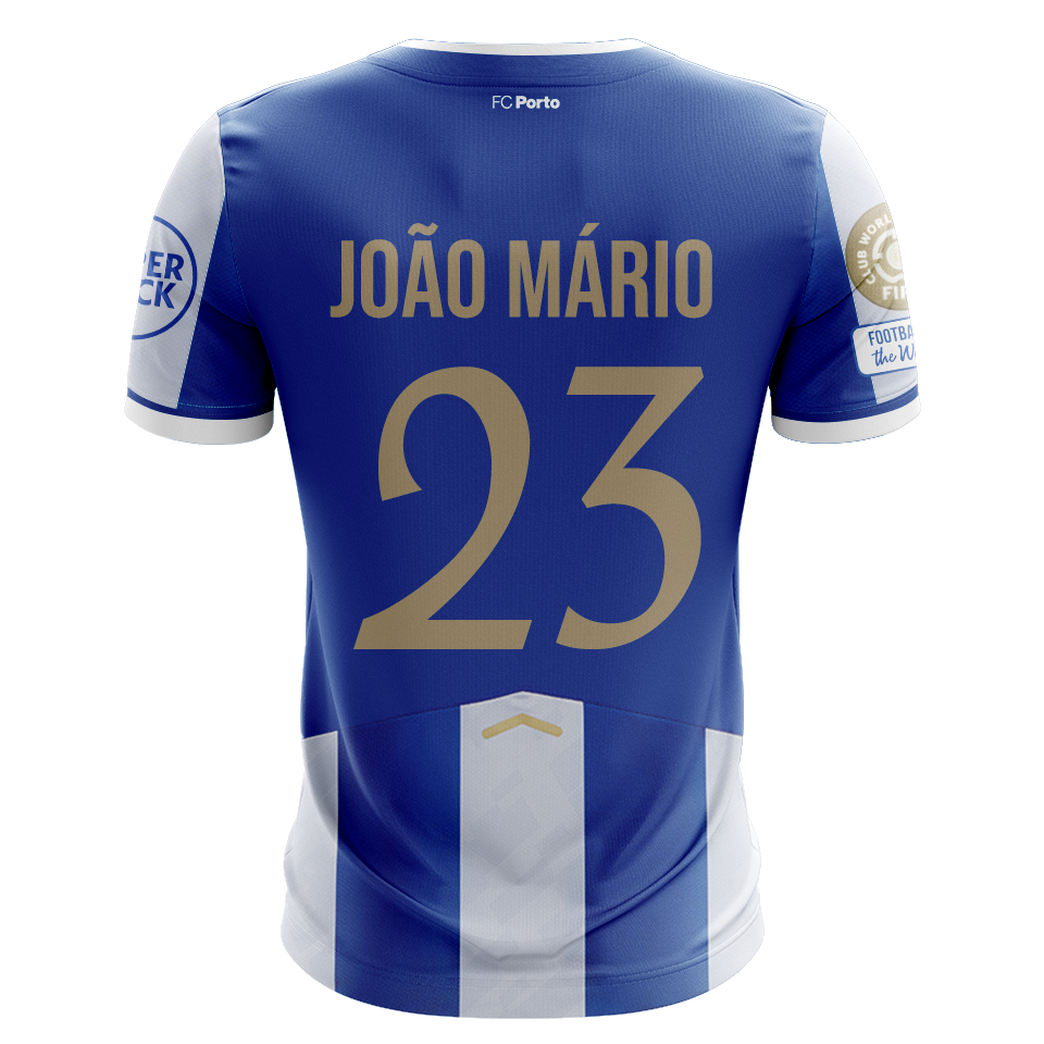 Camisola FCP 2025-26 Principal CWC Versão Adepto JOÃO MÁRIO #23