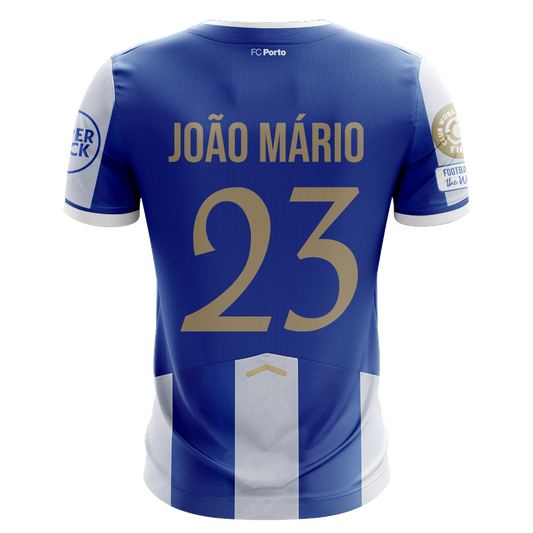 Camisola FCP 2025-26 Principal CWC Versão Adepto JOÃO MÁRIO #23