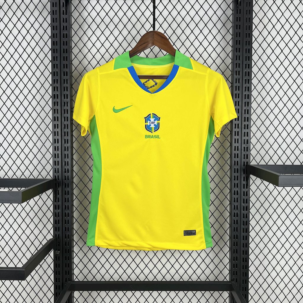 Camisola Brasil 2025 Principal Versão Mulher