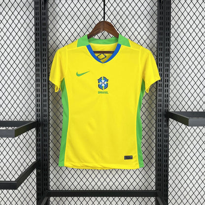Camisola Brasil 2025 Principal Versão Mulher