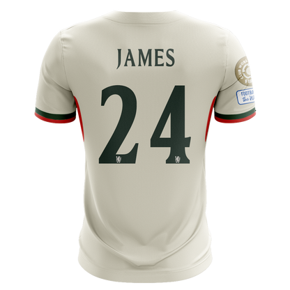 Camisola CHE 2025-26 Alternativa Branca CWC Versão Adepto JAMES #24