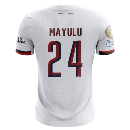 Camisola FC Paris Saint-Germain 2025-26 Alternativa Branca CWC Versão Adepto MAYULU #24