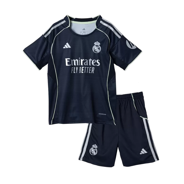 Kit Criança Real Madrid CF 2025-26 Alternativo