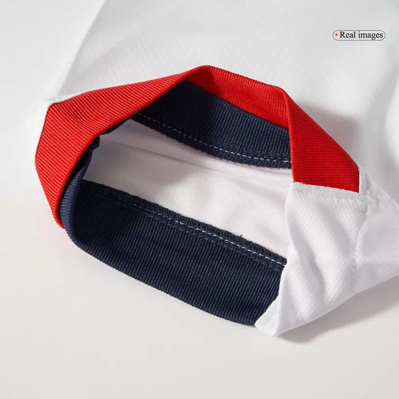 Camisola FC Paris Saint-Germain 2024-25 Alternativa Branca Versão Adepto O.DEMBÉLÉ #1