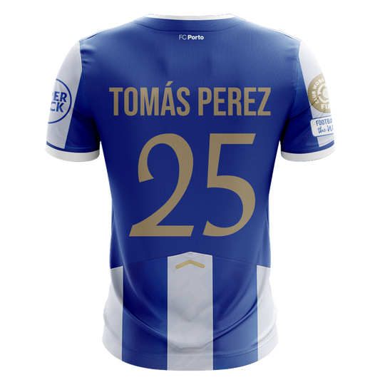 Camisola FCP 2025-26 Principal CWC Versão Adepto TOMÁS PEREZ #25