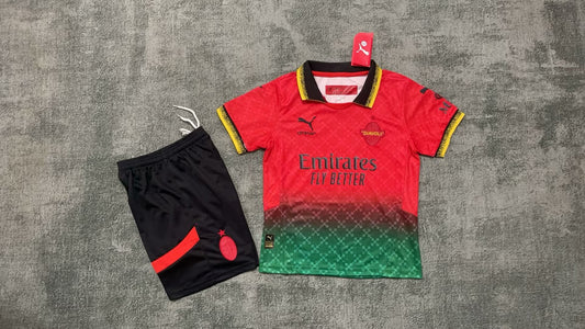 Kit Criança AC Milan 2024-25 Alternativo