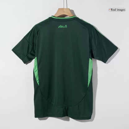 Camisola Argelia 2024 Alternativa Verde Versão Adepto