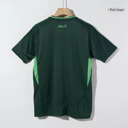 Camisola Argelia 2024 Alternativa Verde Versão Adepto