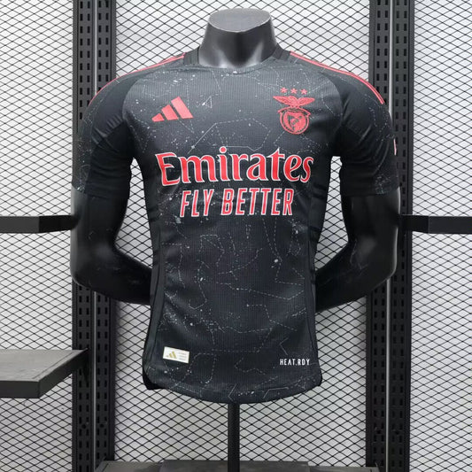 Camisola SLB 2024-25 Alternativa Preta Versão Jogador