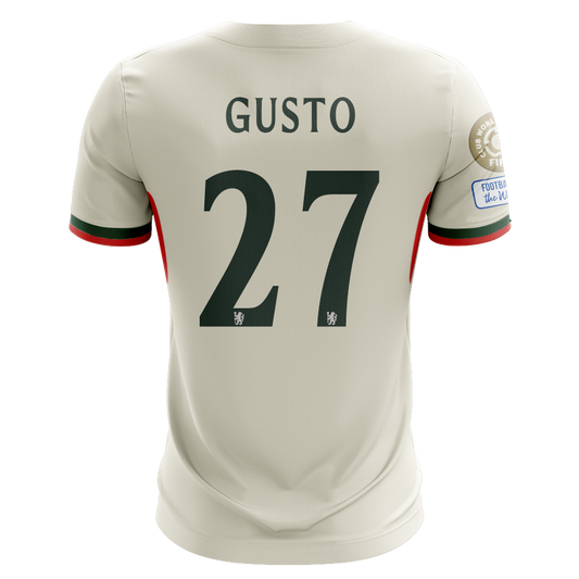 Camisola CHE 2025-26 Alternativa Branca CWC Versão Adepto GUSTO #27