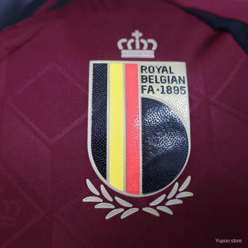 Camisola Belgica 2024 Principal Versão Jogador