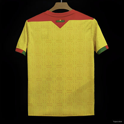 Camisola Burkina Faso 2024 Alternativa Amarela Versão Adepto