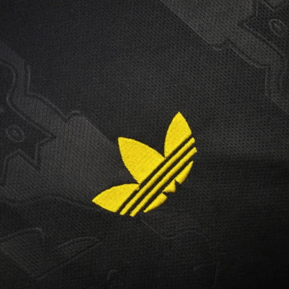 Camisola M-United 2025-26 Alternativa Preta Versão Mulher