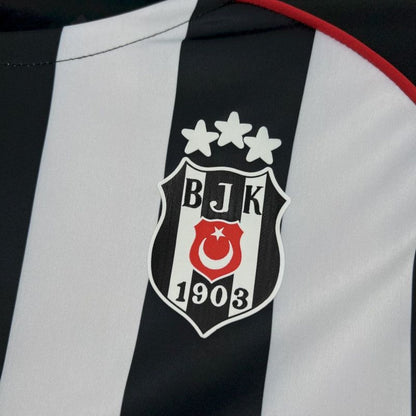 Camisola Besiktas JK 2025-26 Alternativa Preta Versão Adepto