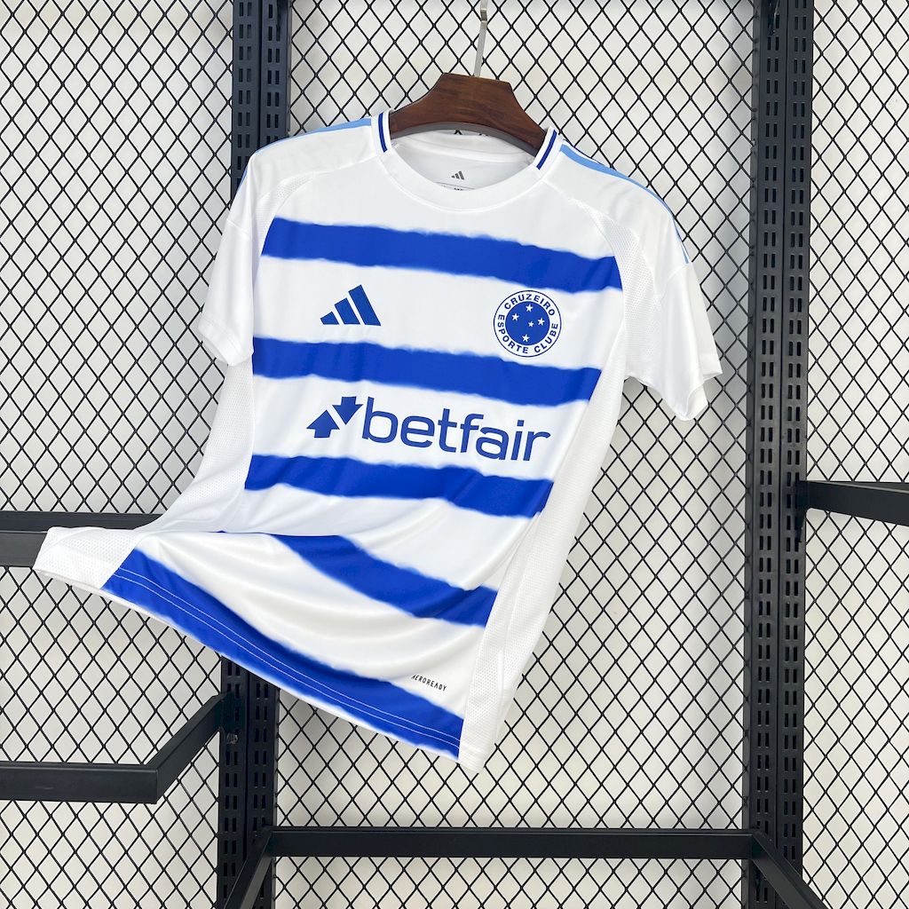 Camisola Cruzeiro EC 2025-26 Alternativa Brancal Versão Adepto