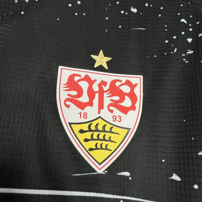 Camisola VfB Estugarda 2024-25 Alternativa Preta Versão Adepto