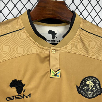 Camisola Young Africans SC 2025-26 Alternativa Amarela Versão Adepto