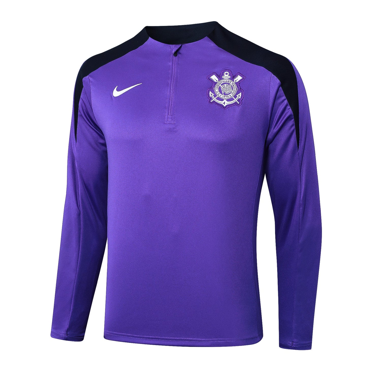 Fato de Treino SC Corinthians 2024-25 - Camisola com Fecho