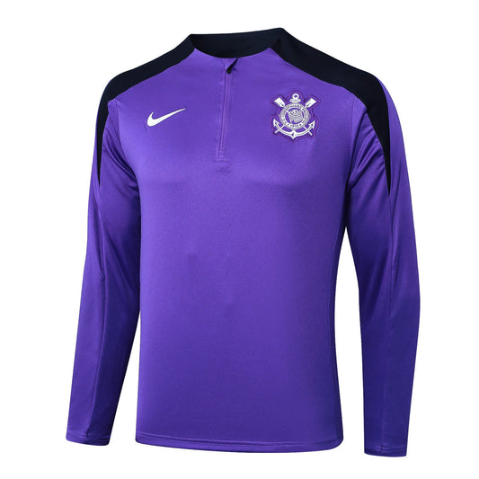 Fato de Treino SC Corinthians 2024-25 - Camisola com Fecho