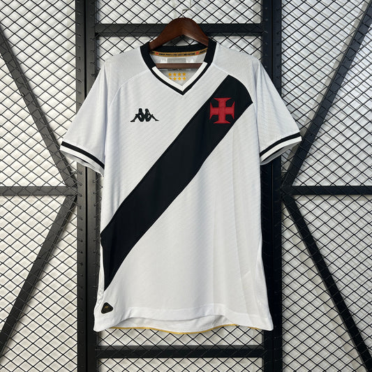 Camisola Vasco da Gama 2025-26 Alternativa Branca Lisa Versão Adepto