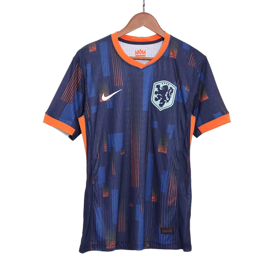 Camisola Paises Baixos 2024 Alternativa Azul Versão Adepto (Entrega Imediata)