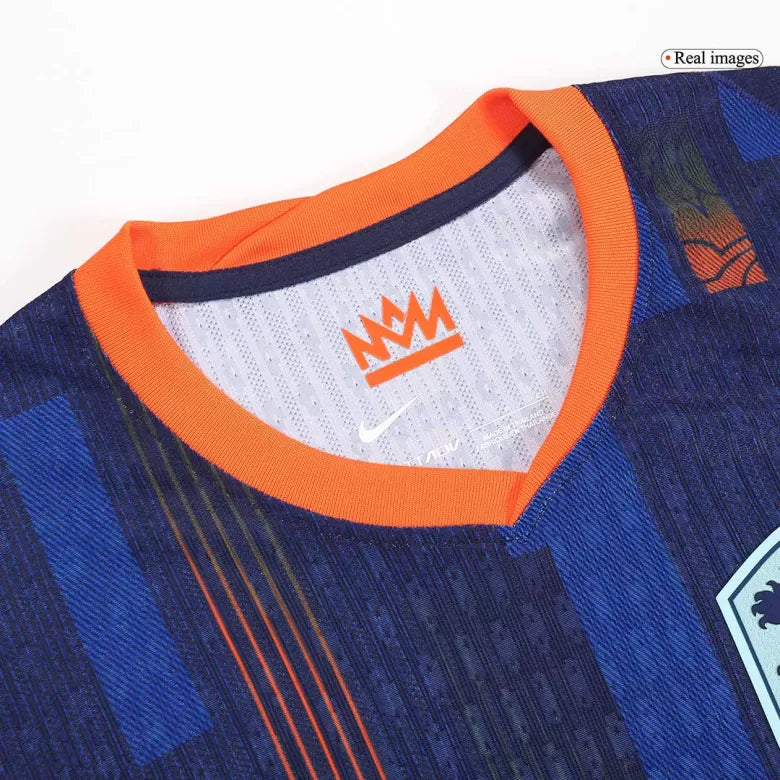 Camisola Paises Baixos 2024 Alternativa Azul Versão Adepto (Entrega Imediata)