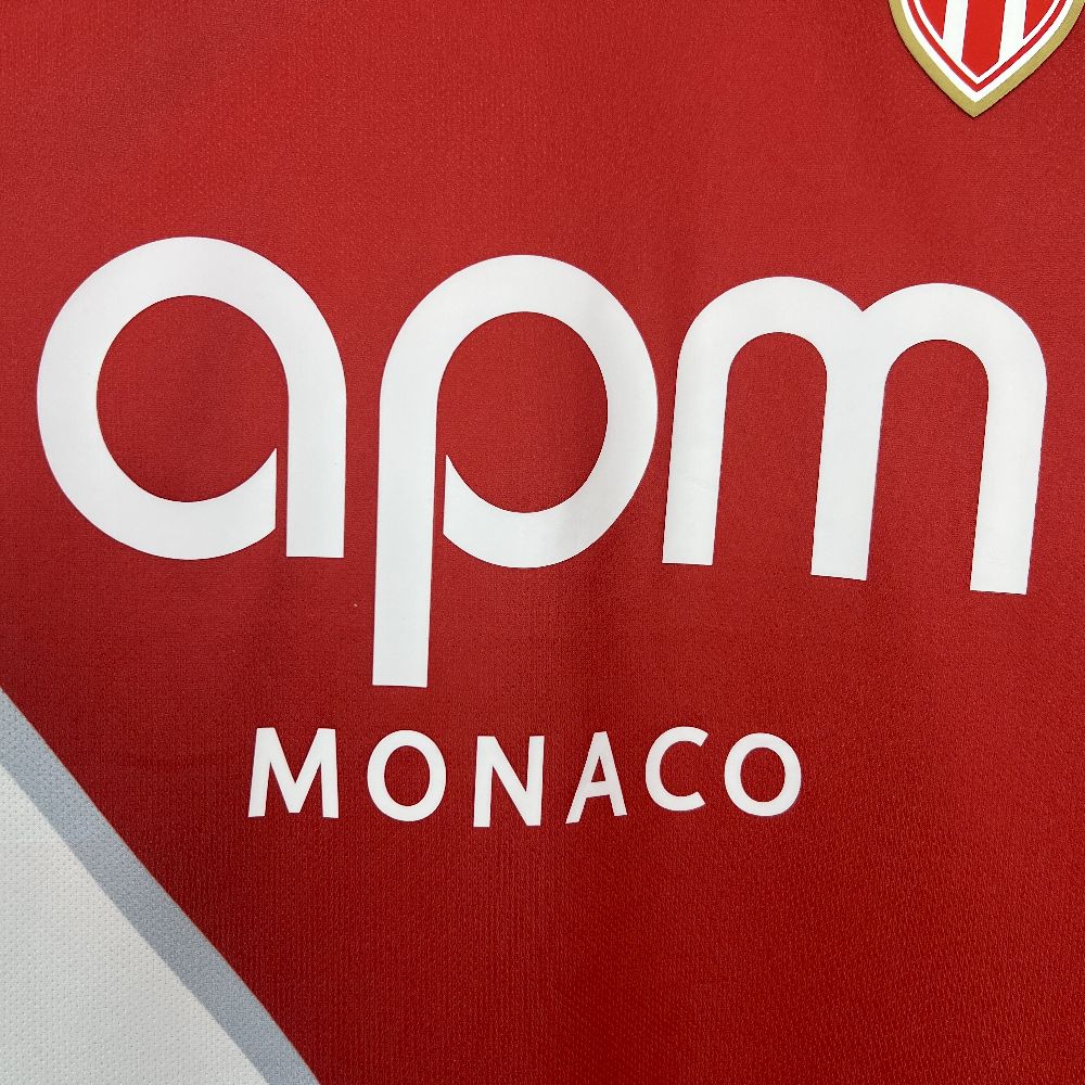 Camisola AS Monaco 2025-26 Principal Versão Adepto