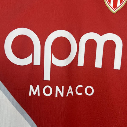 Camisola AS Monaco 2025-26 Principal Versão Adepto
