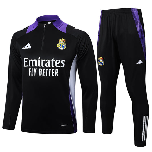 Fato de Treino Real Madrid CF 2024-25 - Camisola com Fecho