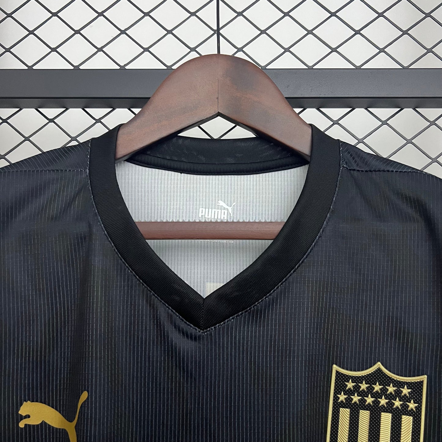 Camisola CA Penarol 2025-26 Alternativa Preta Versão Adepto