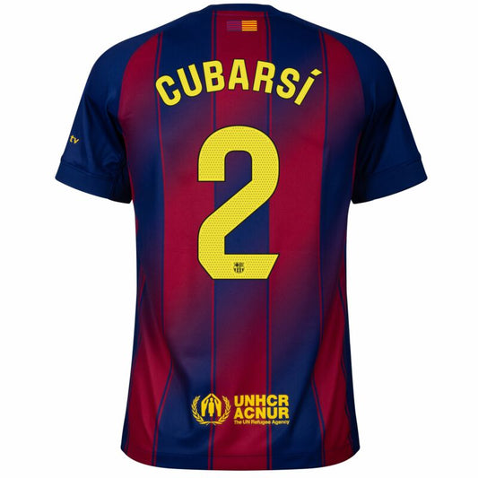 Camisola FC Barcelona 2025-26 Principal Versão Adepto CUBARSÍ #2