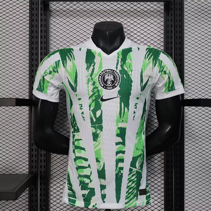 Camisola Nigeria 2025 Alternativa Branca Versão Jogador