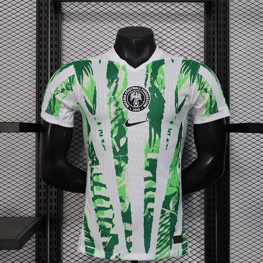 Camisola Nigeria 2025 Alternativa Branca Versão Jogador