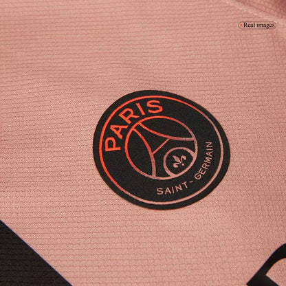 Camisola FC Paris Saint-Germain 2024-25 Alternativa Laranja UCL Versão Adepto KVARATSKHELIA #7
