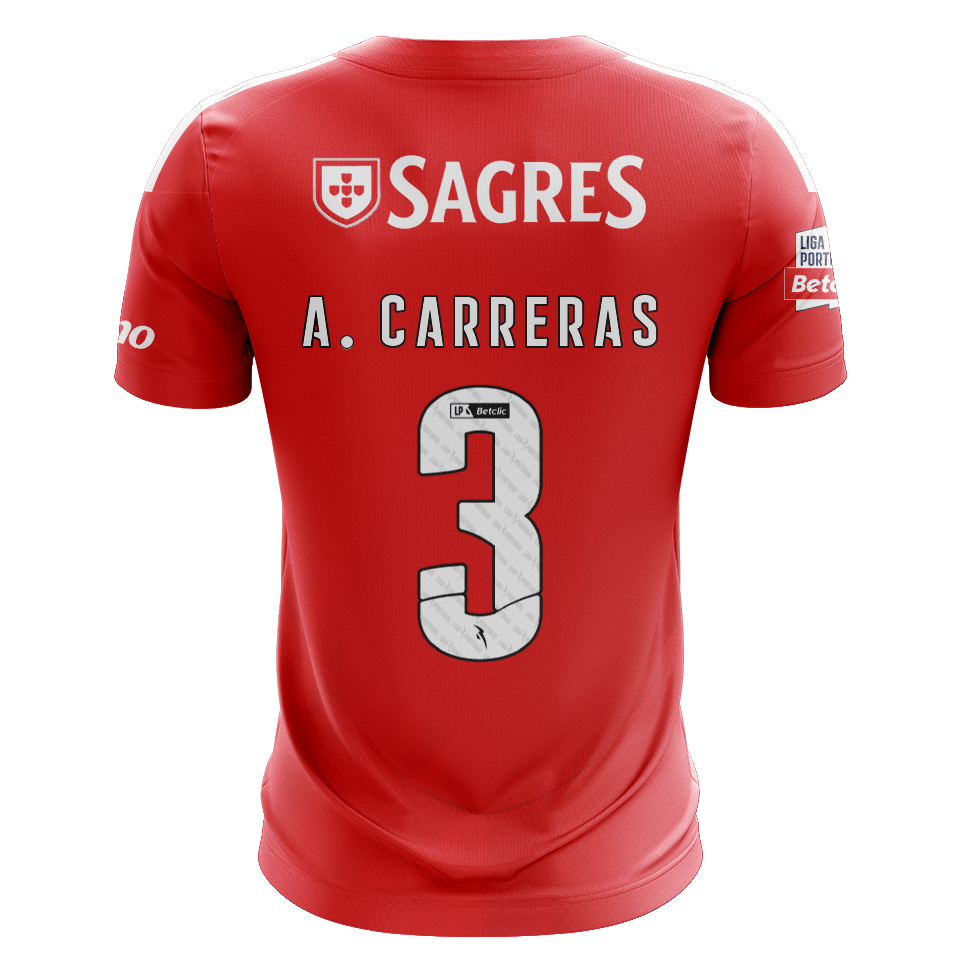 Camisola S.L.B. 2024-25 Principal Versão Adepto A. CARRERAS #3