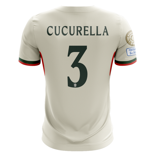 Camisola CHE 2025-26 Alternativa Branca CWC Versão Adepto CUCURELLA #3